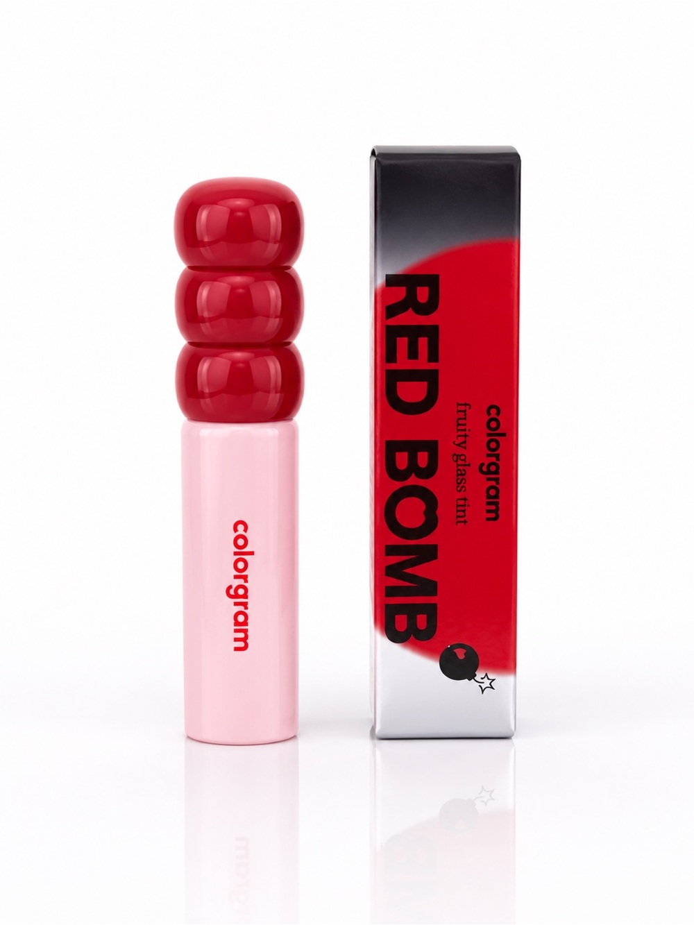 Colorgram Red Bomb Fruity Glass Tint — Vibrant Red Lip Tint